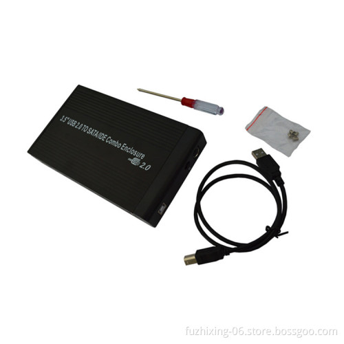 2016 3.5 inch External Aluminum SATA IDE Combo USB 2.0 HDD Hard Disk Drive Enclosure /Case 480mbps 3TB